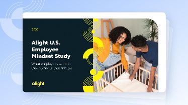 2026 Alight U.S. Employee Mindset Study report cover
