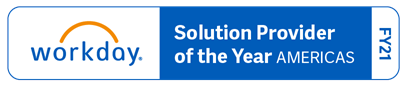 Workday - FY21 Solution Provider of the Year Americas