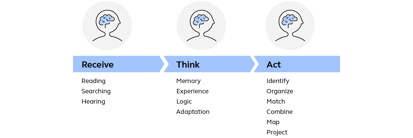 Human intelligence process in finance