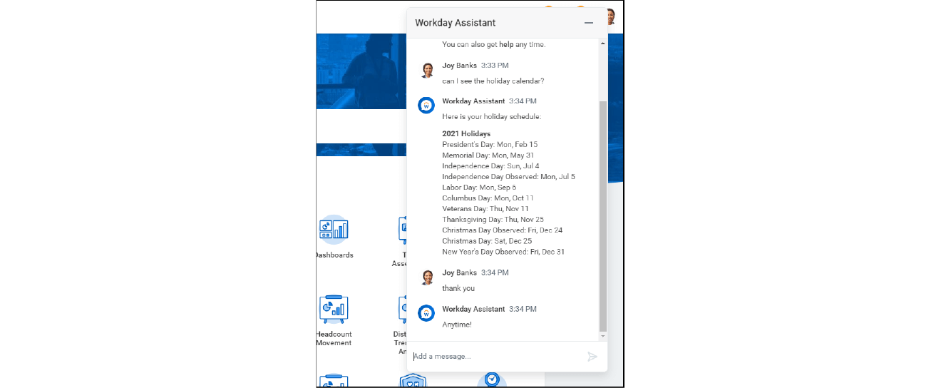workday assistant
